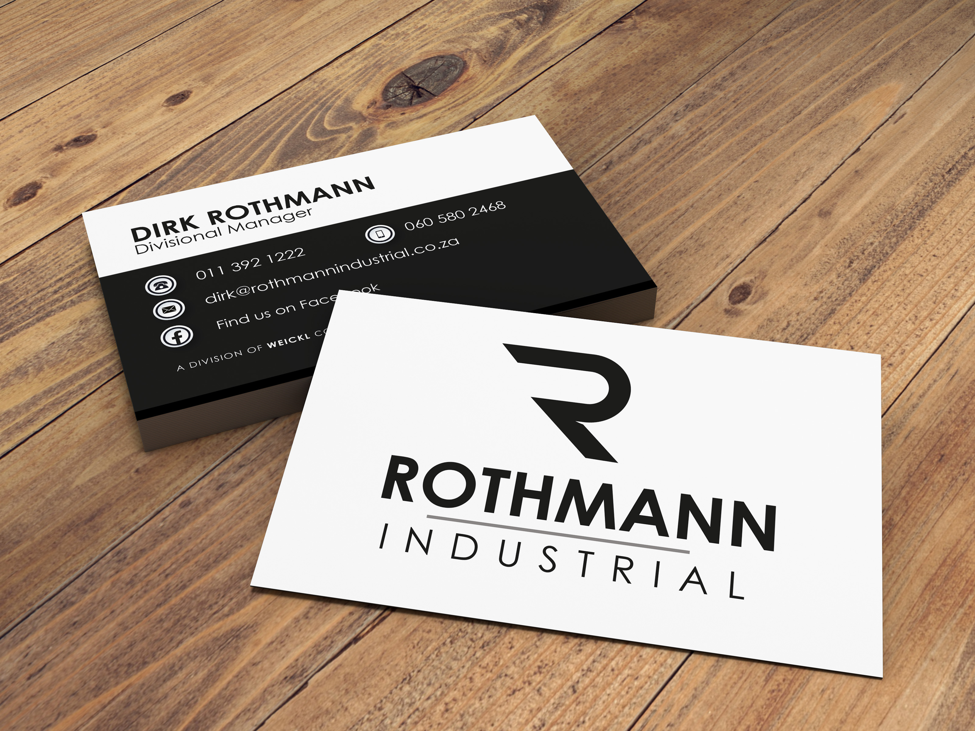 ROTHMAN INDUSTRIAL BUSINESS CARD 